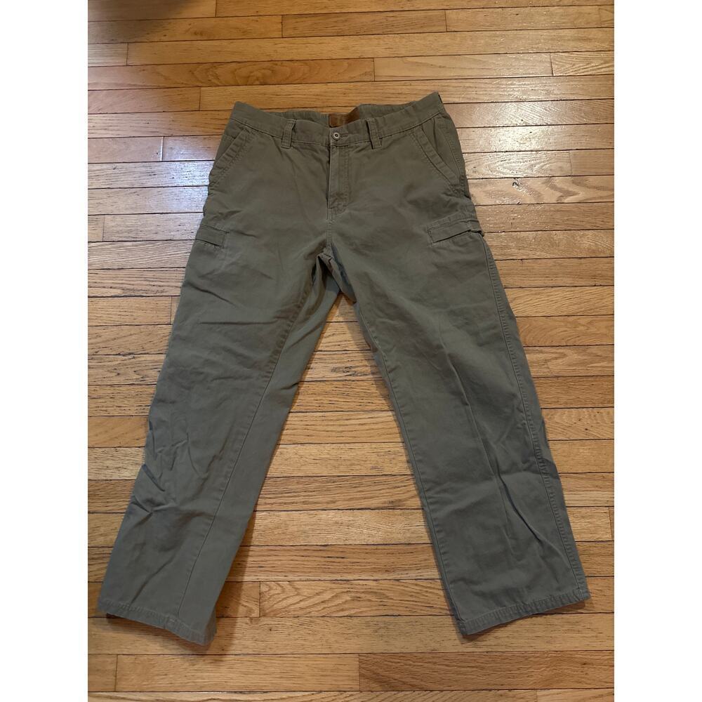 Clearwater Outfitters Men’s Cargo Pants Olive Green Size 36x30 Cotton Utility